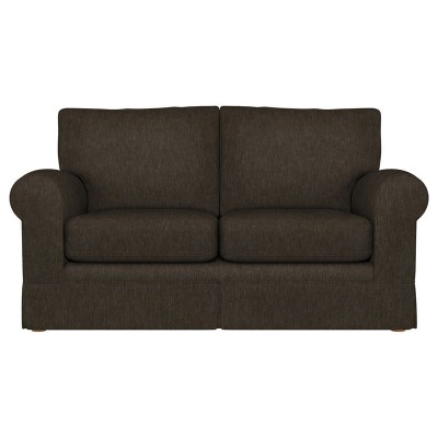 SCH HNGHM 2SEAT PLSH VLVT GRY DK FT