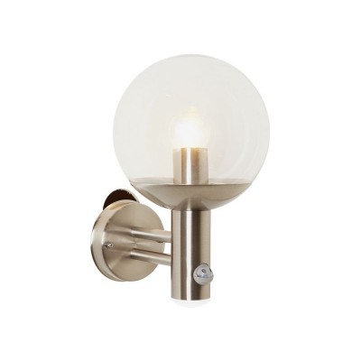 SS GLASS GLOBE PIR LANTERN