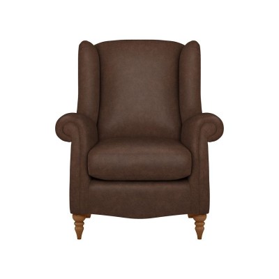 SCH CLAVERDON ARM LTHR CHOC DK FT       