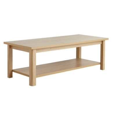 Collection Truro 1 Shelf Coffee Table - Oak Effect