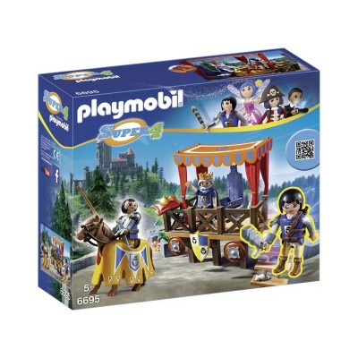 Playmobil 6695 Super 4 Royal Tribune with Alex