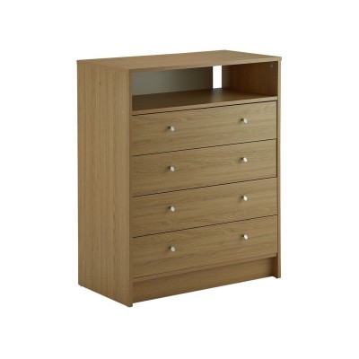 New Malibu Media Chest of Drawers - Oak