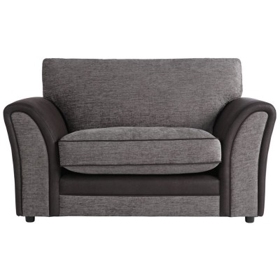 Collection Rhiannon Fabric Cuddle Chair - Black