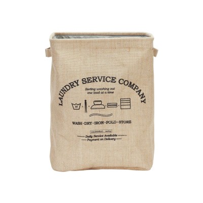 Argos Home 60 Litre Vintage Jute Laundry Bin - Brown
