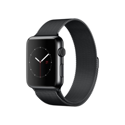 42MM WATCH SS SPACE BLACK MILANESE LOOP
