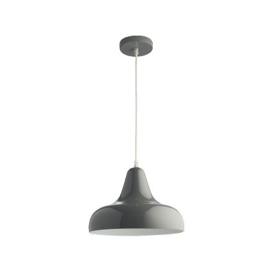 Habitat Aerial High Gloss Pendant Light - Grey