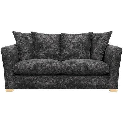 Heart of House Libby 2 Seater Shimmer Sofa - Steel Grey