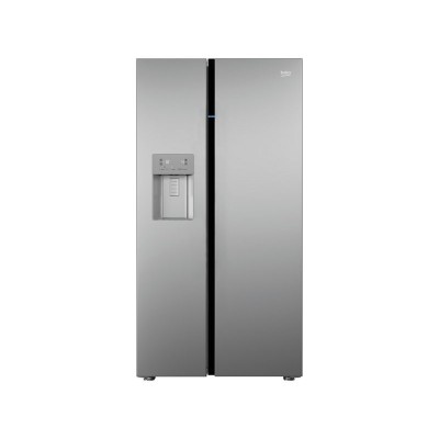 Beko ASGN542S American Style Fridge Freezer - Silver