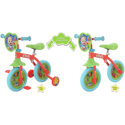 CoComelon 10 inch 2-in-1 Balance and Beginner Bike