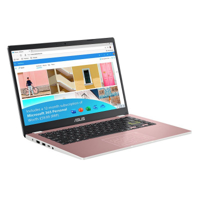 ASUS E410 14 4GB 64GB CLOUD PINK + MS365