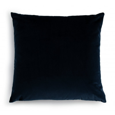 HOME NAVY VELVET CORE CUSHION 43X43