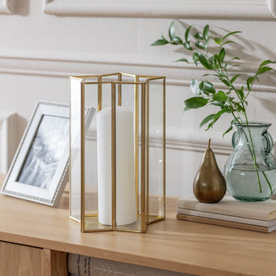 HOME Brass Star Lantern