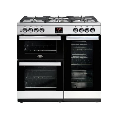 Belling Cookcentre 90DFT 90cm Dual Fuel Range Cooker - SS