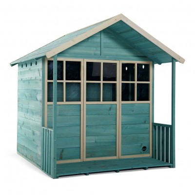 PLUM DECKHOUSE WOODEN PLAYHOUSE TEAL