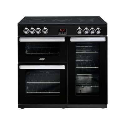 Belling Cookcentre 90E 90cm Electric Range Cooker - Black
