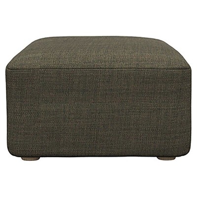 Florentine Fabric Footstool - Chocolate