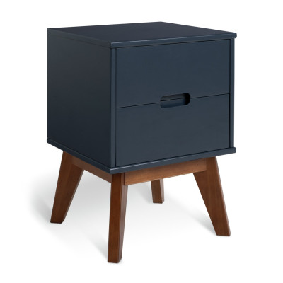 Habitat Pimlico 2 Drawer Bedside Table - Blue