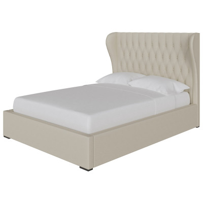 GFW Dakota Kingsize Fabric End Lift Ottoman Bed - Natural