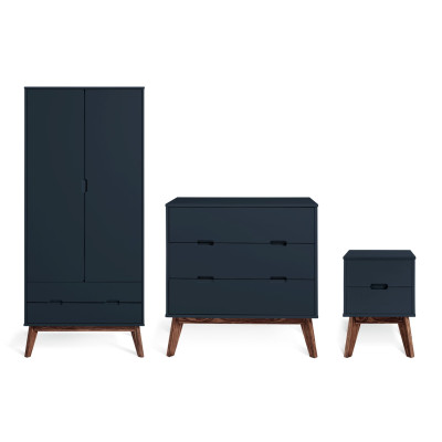 Habitat Pimlico 3 Piece 2 Door Wardrobe Set - Blue