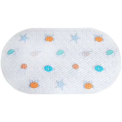 Argos Home Non-Slip Under the Sea Bath Mat - Clear