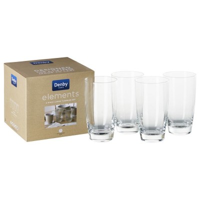 ELEMENTS 4PC LARGE TUMBLER