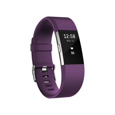 FITBIT CHARGE 2 HRM WRISTBAND  PLUM SML