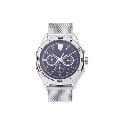 Ferrari Scuderia Stainless Steel Chronograph Mesh Watch