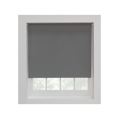 Argos Home Blackout Roller Blind - 2ft - Flint Grey