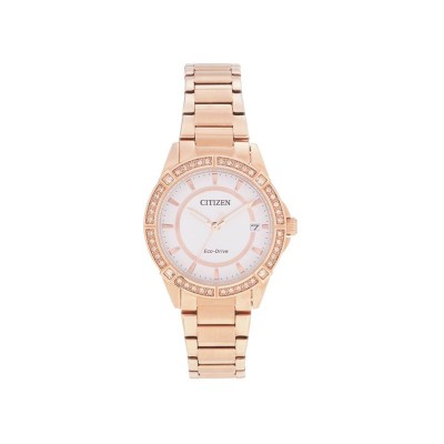 CITIZEN L ECO-DRIVE ROSE SS BLET WATCH