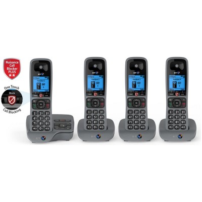 BT 6590 Cordless Telephone with Answer Machine - Quad