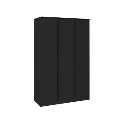 HYGENA LARVIK 3 DOOR ROBE BLACK GLOSS