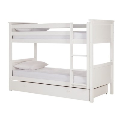 Habitat Brooklyn Detachable Bunk Bed with Drawer - White