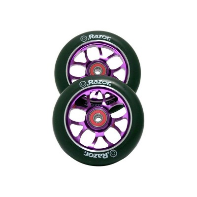 110MM RAZOR WHEELS ABEC9 BEARINGS PURPLE