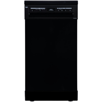 Bush DWSLE96B Slimline Dishwasher - Black