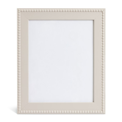 Habitat Grey Beaded Wooden Picture Frame - 8x10"
