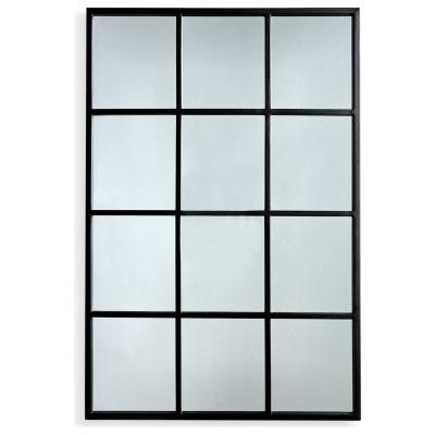 Habitat Iron Window Pane Mirror Frame