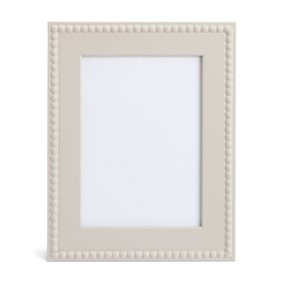 Habitat Grey Beaded Wooden Picture Frame - 5x7"