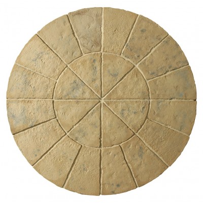 The Real Gravel Company 1.8m Circle Paving Kit - Brown