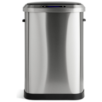 Habitat 50 Litre Brushed Stainless Steel Sensor Bin