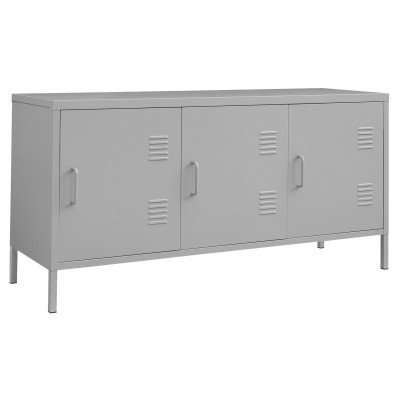 Habitat 3 Door Locker - Grey
