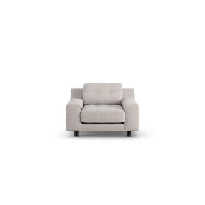 Habitat Hendricks Fabric Arm Chair - Natural - Black Leg