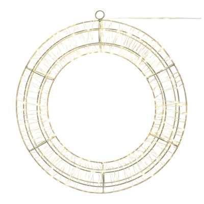 Habitat Warm White LED Christmas Wreath of Lights