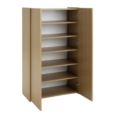 Argos Home Seville 2 Door Shoe Storage Cabinet - Oak
