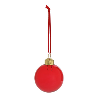 6pk Baubles - Bright Glass Baubles