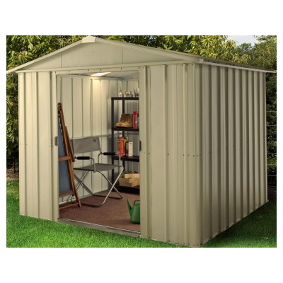HAMPTON DELUXE APEX METAL SHED 10X7 INCL