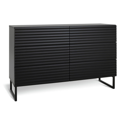Habitat Cairo 6 Drawer Chest - Black