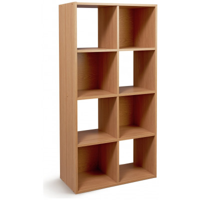 Argos Home Squares 8 Cube Storage Unit - Oak Effect