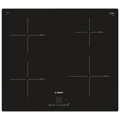 Bosch PUE611BF1B 60cm Induction Hob - Black