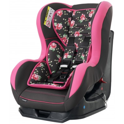 Obaby Group 0-1 Combination Car Seat - Grey Rose
