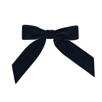 Argos Home Black Velvet Bows Decoration -Pack of 6